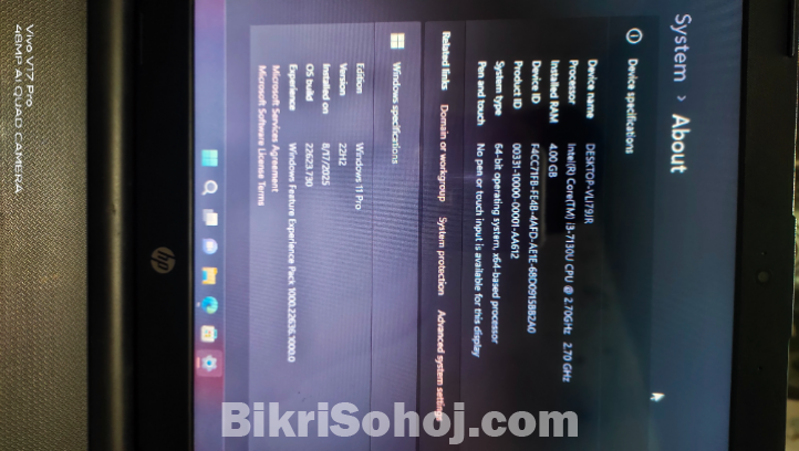 Hp core i3 laptop 7th gen